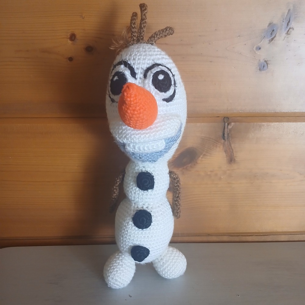Olaf Frozen Handmade Crochet 11 Inches D2